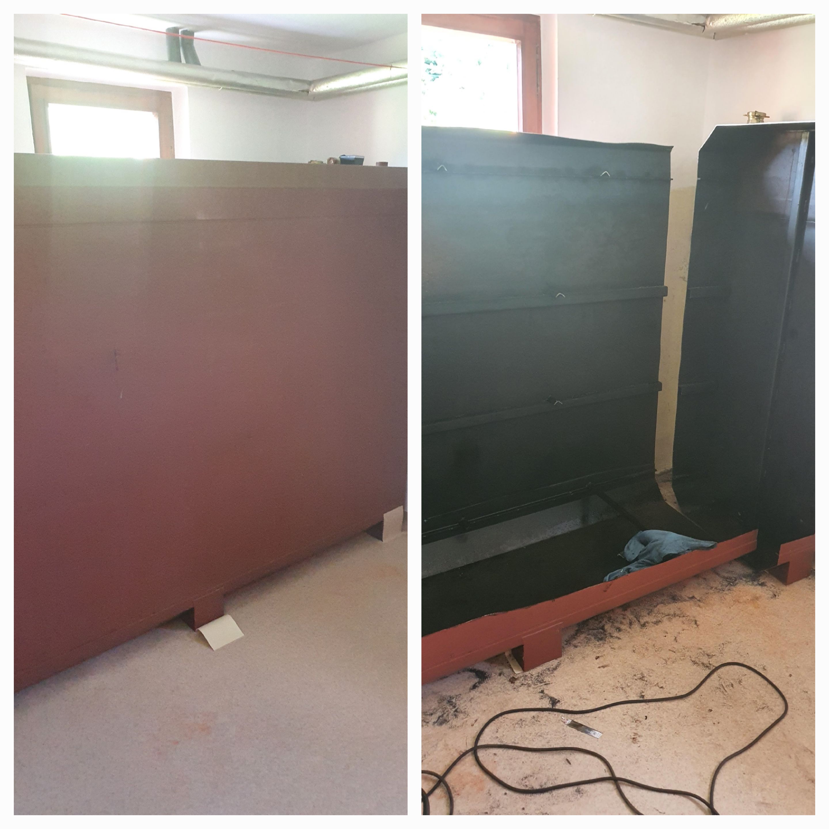 Profesionalen razrez cisterne za kurilno olje